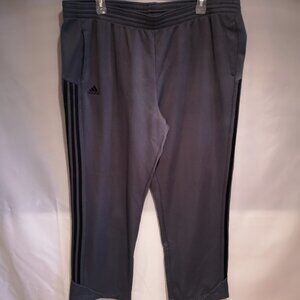 Adidas Climawarm Men's Size 3XL Loose Fit Fleece Lined Grey Track Pants